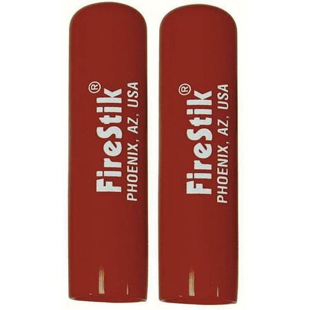 FIRESTIK II Series Plastic Cap, Red, 2PK FST-R